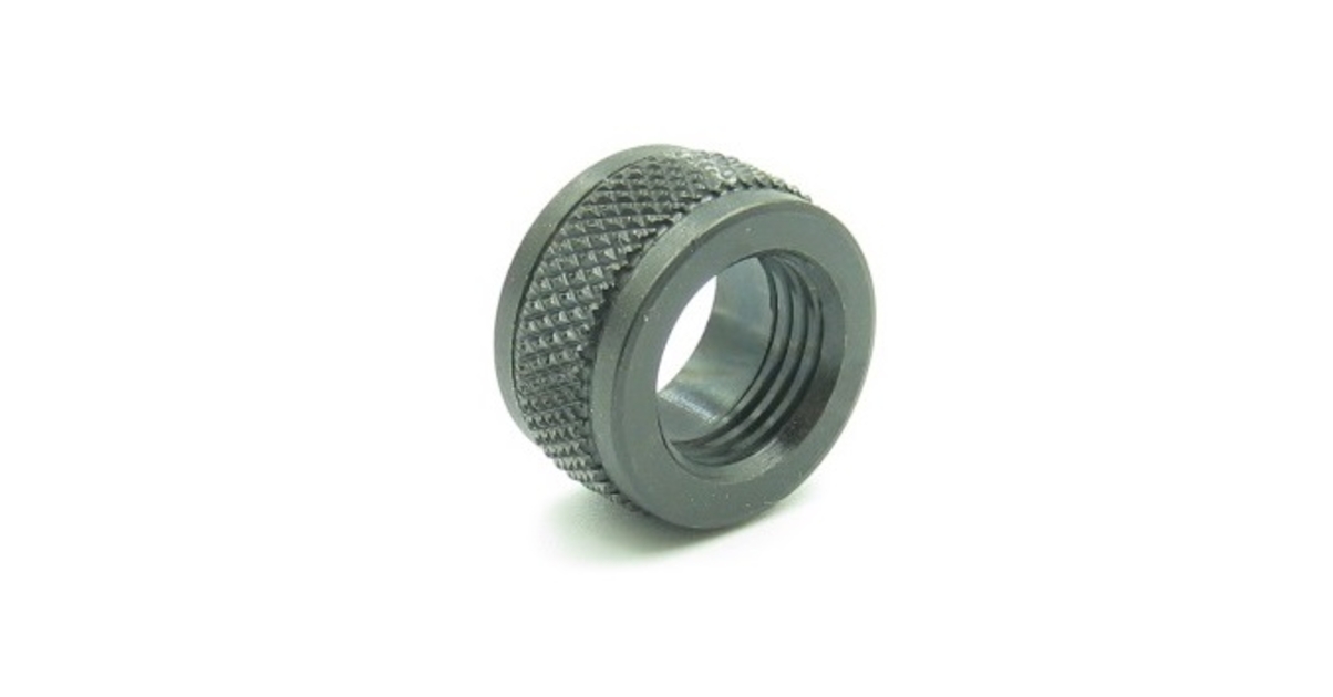 Bague pour canon fileté Glock ou HK, M13.5x1 à gauche